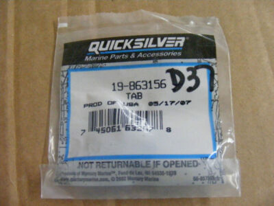 OEM Mercury QuickSilver 19-863156 Griff Tab