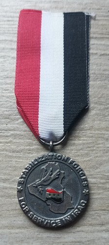 Medal Poland Iraq Multinational Division Central-South Commemorative Badge - 第 1/2 張圖片
