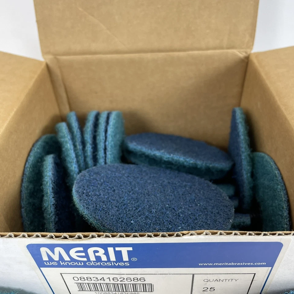 Merit Powerlock 4" Dia. Quick Change Grade Medium Very Fine Disc QTY (25) - Image 4 of 4