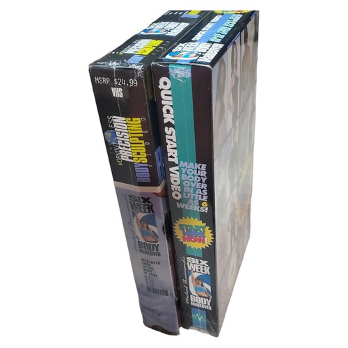 Michael Thurmond 6 Week Body Makeover VHS Sealed Workout Fitness 2 Tape Set - Picture 11 of 12