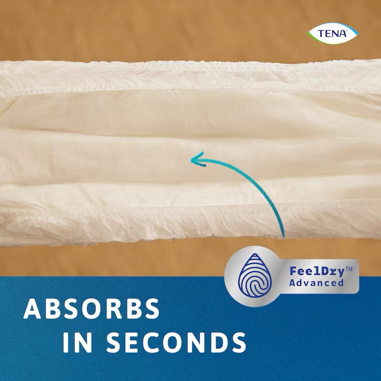 TENA ProSkin Pants Plus Large - 4 Packs of 10 - Adult Incontinence Pull Up Pants - Image 4 of 4