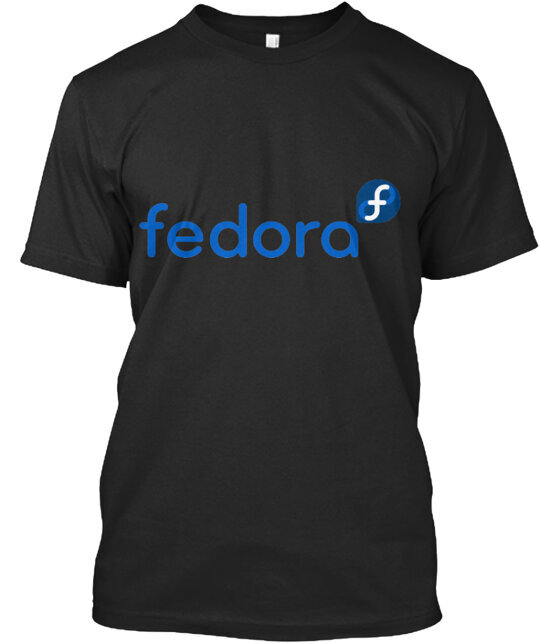 Fedora Linux T Tee T-Shirt Made in the USA Size S to 5XL-image