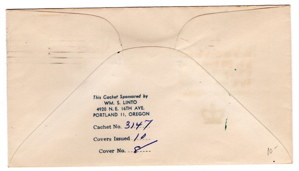 Linto 1953 Portland OR Mt Everest Conquered Bhotia Tensing Union Jack