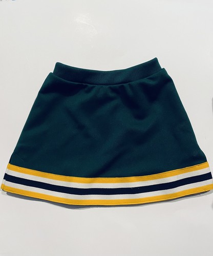 Cheerleading Company YS Green Yellow White Black Cheerleading Skirt w/Slits USA - Bild 2 von 5