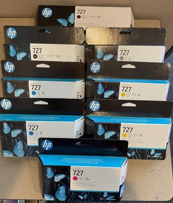 HP 727 B3P21A-2, B3P19A-2, B3P20A-1, B3P24A-1, B3P23A-1, C1Q12A-1) n
