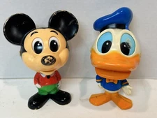 ~Disney Mickey Mouse & Donald Duck~ Vintage CHATTER CHUMS Nice Vintage Pieces.