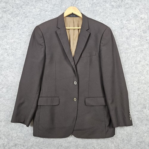 Tiglio Luxe Super 150s Extra Fine Merino Wool Size 42R Novello Brown Blazer