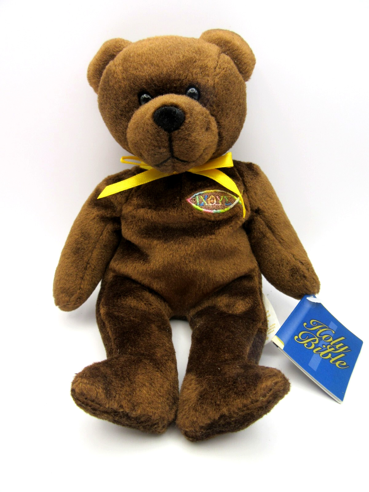 HOLY BIBLE BEAR - ICHTHUS - CHRISTIANITY  SERIES - MINT CONDITION - WITH TAGS