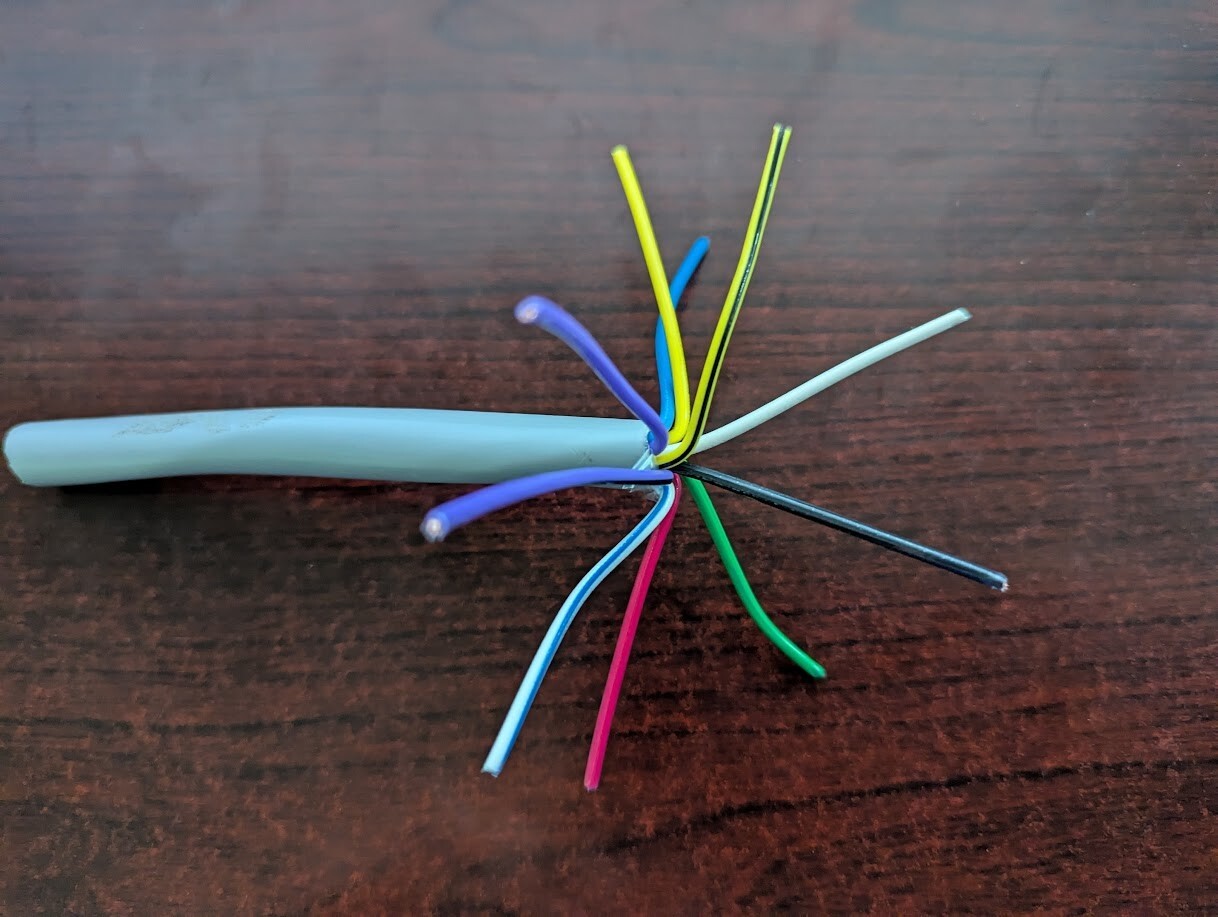 10 Wire Control Cable (25-200 Feet) Save Money Easy Wiring