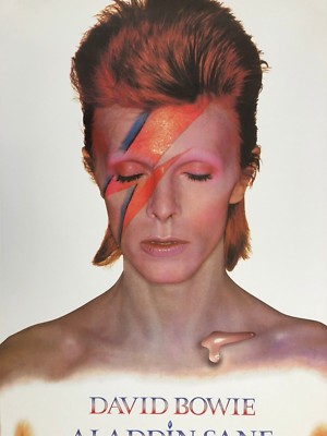 DAVID BOWIE,ALADDIN SANE,AUTHENTIC LICENSED 2016 POSTER | eBay UK