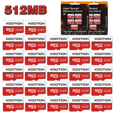 KOOTION 512MB LOT Micro SD Card Class 10 TF Card SDHC UHS-I Memory Card +Adapter