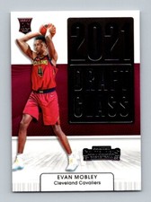 2021-22 PANINI CONTENDERS EVAN MOBLEY RC 2021 DRAFT CLASS ROOKIE #3 Cavaliers