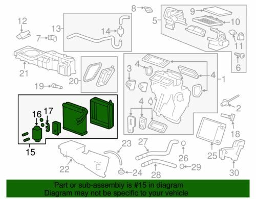 Genuine GM Evaporator Core 22816158 - Picture 2 of 2