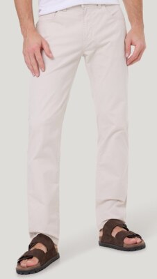 Pioneer Rando 16801 5224-1014 Baumwoll-Hose hellbeige five-pocket Stretch leicht