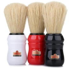 Omega Professional Pure Bristle Shaving Brush,Handcrafted in Italy,Holidays Gift