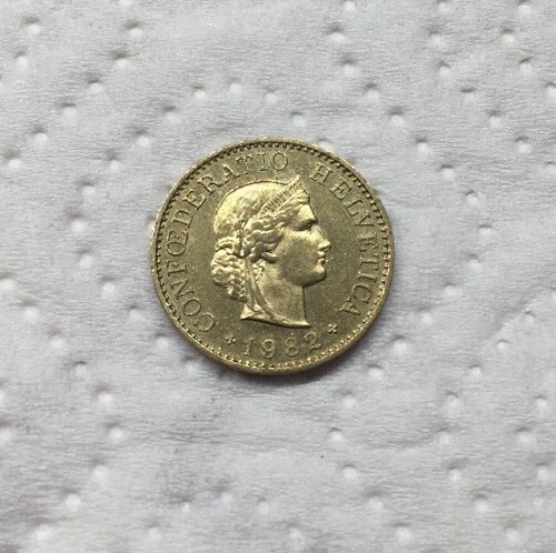 5 rappen 1982 / confoederatio helvetica / schweiz / münze