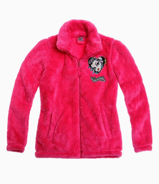 Monster High Fleecejacke Teddy Jacke pink - Bild 1 von 1