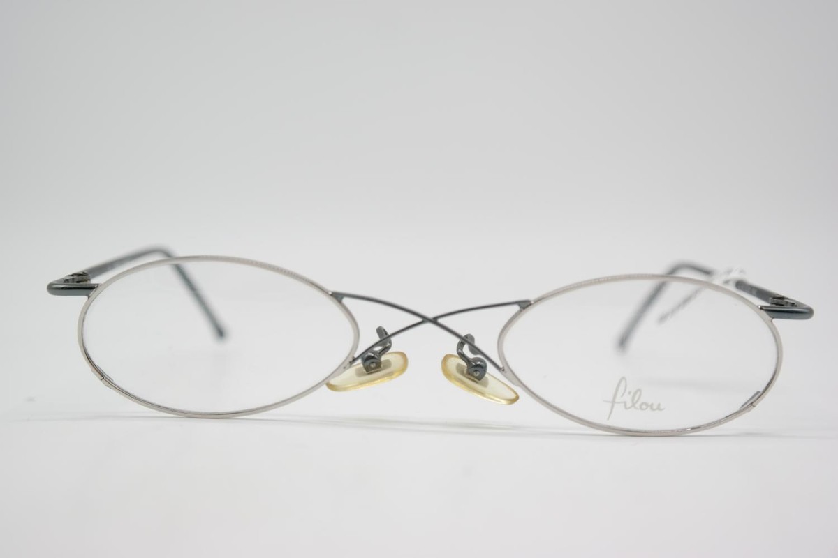 Lunettes Vintage Filou 2503 Avec Clip Solaire - Monture Noire Carrée - Neuf Sans étiquette - Made In Germany