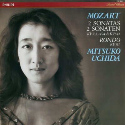 (99) Mozart, Mitsuko Uchida   2 Sonatas KV 533/494 & KV 545-Philips 1984 CD- New