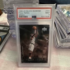 Upper Deck 1998-99 Black Diamond Futures Paul Pierce Rookie #101 PSA 9 Celtics