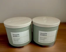 LOT OF 2 Bath & Body Works 'Moonlit Goddess' 3 Wick Candle 14.5 Oz FREE SHIPPING
