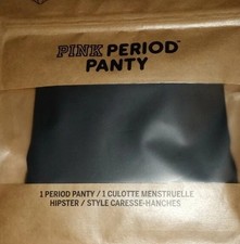 Victoria's Secret Pink PERIOD PANTY Hipster small New sealed black
