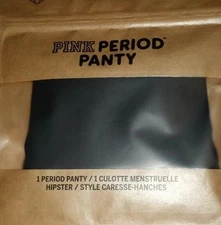 Victoria's Secret Pink PERIOD PANTY Hipster small New sealed black 