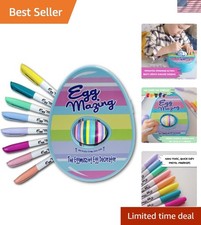 Eggmazing Egg Decorator Kit - Arts and Crafts Set with Egg Decorating Spinner...