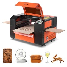 VEVOR CO2-Lasergravierer 60W Lasergraviermaschine 60x40cm 4-Wege-Pass-Air Assist