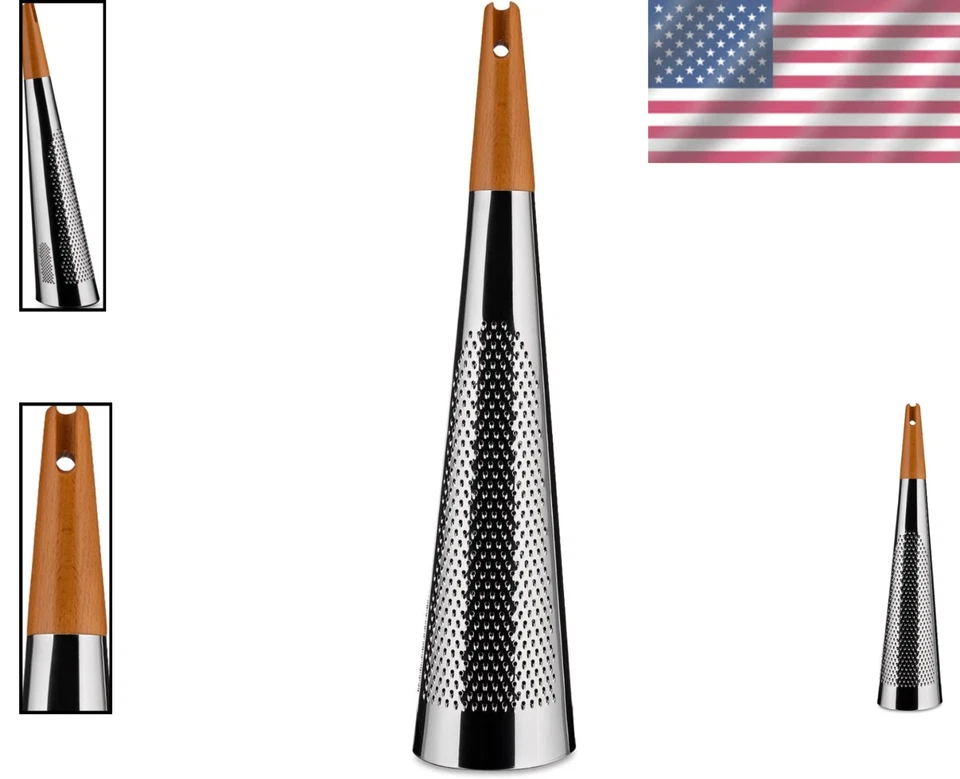 Richard Sapper's Todo гигантская терка: эффективная терка для сыра и мускатного ореха в серебре - Изображение 2 из 4