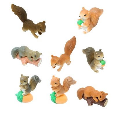 yueton 8pcs Cute Realistic Miniature Squirrel Figures Ornaments, Mini Squirre...