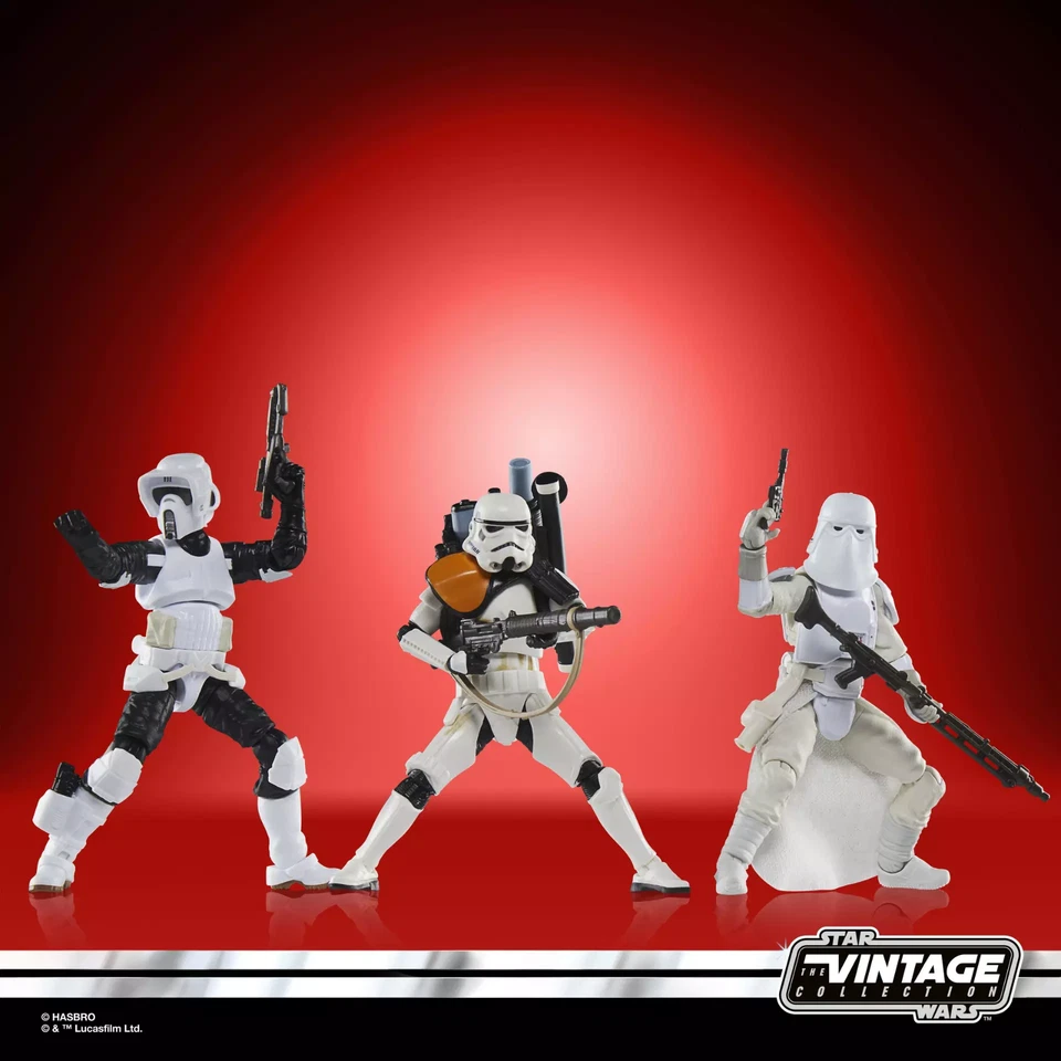 🔥Star Wars Colección Vintage Stormtroopers of the Empire Paquete de 3 Pulso 3.75"🔥 Foto 4 de 4