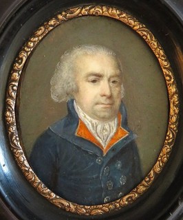 MINIATURE de Claude BORNET (1733 1804). EPOQUE REVOLUTIONNAIRE. Le Député RUAULT