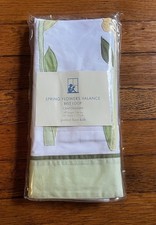 Pottery Barn Kids White Spring Flowers Window Valance 50  X 18  New In Package