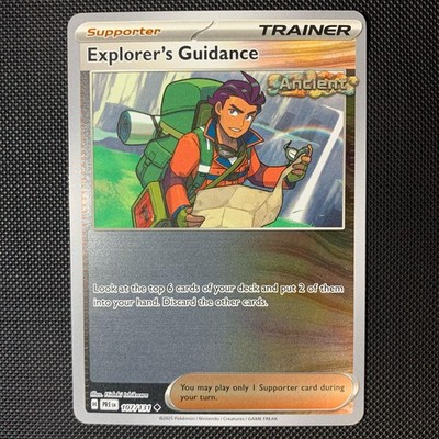 Explorer's Guidance 107/131 Prismatic Evolutions Pokemon Reverse Holo NM