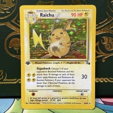 Raichu 14/62 Fossil Holo for sale online | eBay