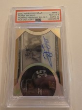 2020 Topps Five Star Frank Thomas Pantamerous Penmanship Autograph Gold/5 PSA 8