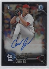 2016 Bowman Draft Chrome Pick Black Refractor 70/75 Connor Jones Auto 1cx3
