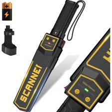 Handheld Metal Detector Wand Security Scanner High Sensitivity Compact