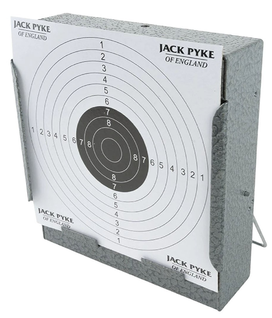 JACK PYKE Steel Paper Target Holder and Pellet Catcher Includes 10 targets