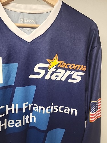 Lotto TACOMA STARS MASL Soccer Jersey Size Men's XL made In USA - Picture 3 of 8