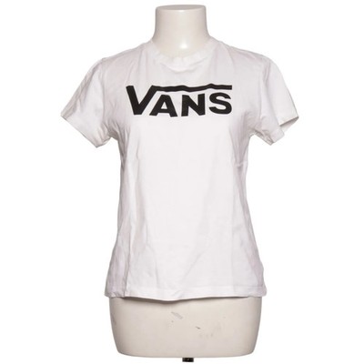 Vans, T-shirt, Größe: M, Weiß/Schwarz, Print, Damen #ESz