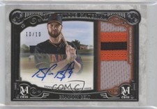2016 Topps Museum Collection 10/10 Brandon Belt #MMAR-BBE Jumbo Patch Auto 0b0