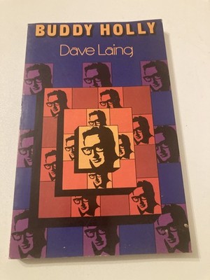 Buddy Holly by Dave Laing biography Rockbooks Studio Vista 1971 vintage PB book