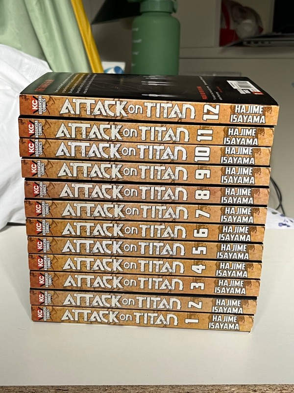 attack on titan manga 1-12