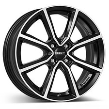 CERCHIO IN LEGA PER FIAT FIORINO 5,5J14" 4X98 35 58,10 DEZENT TN DARK BLACK/POLI