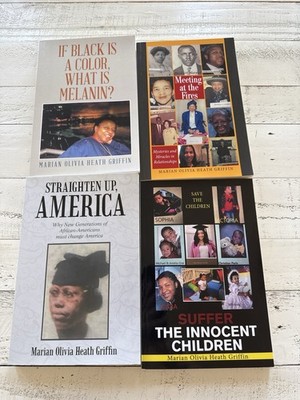 Marian Olivia Heath Griffin 4 Book PB Lot Xlibris Social Justice Faith