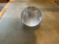 Vintage Glass Match Strike Missing Collar
