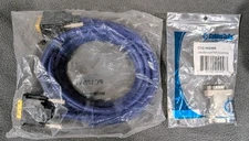 AV PRO DVI to M1-DA Projector Cable & CTG 02458 CGA to VGA Adapter Lot - NOS