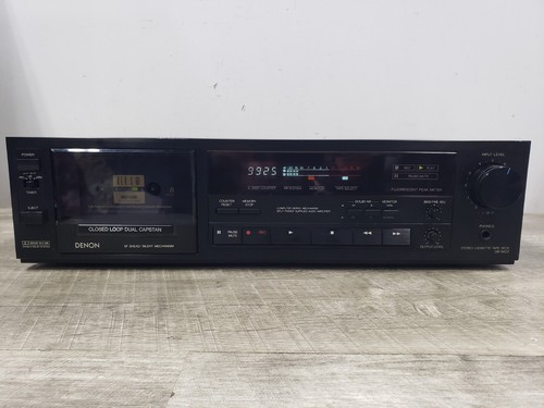 *VER VIDEO* -Funciona-De colección Denon DR-M22 3 cabezales Cassette Tape Deck/Reproductor - Imagen 3 de 15
